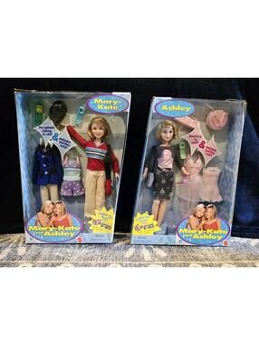 NEW Mattel Mary-Kate & Ashley Olsen Doll Figures 1999 Toy